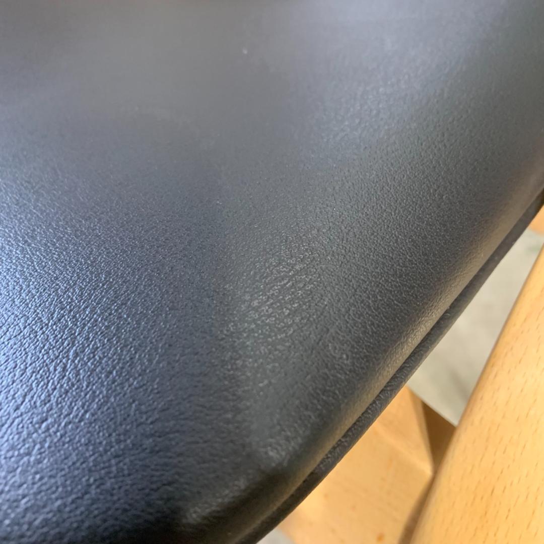 J826 秋田木工 剣持スツール PVCレザー 剣持勇