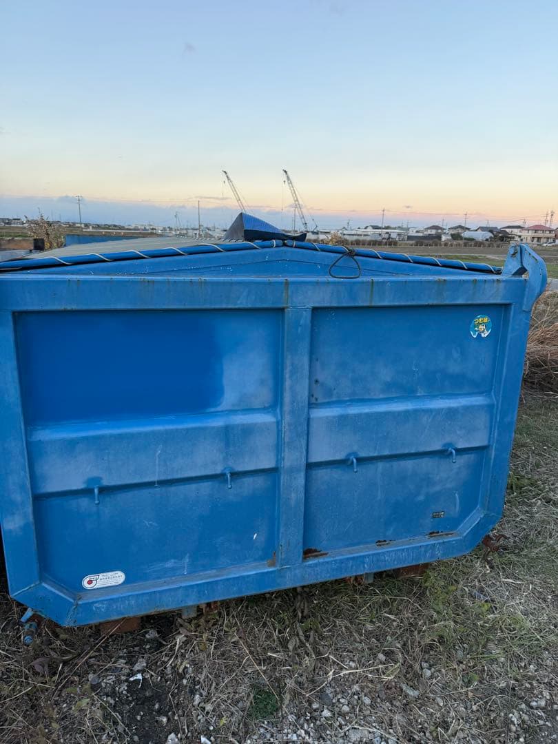 4t車用 巻き込み式産業用コンテナ 汚泥対応 7000kg積載