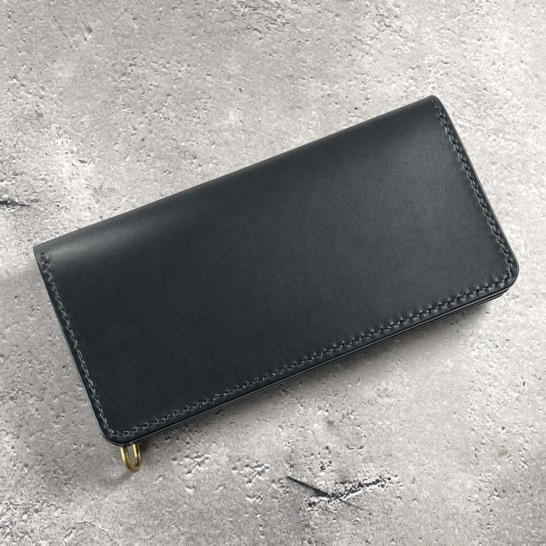 ロングトラッカーウォレット CORE カスタム CRUST ブラック シニュー