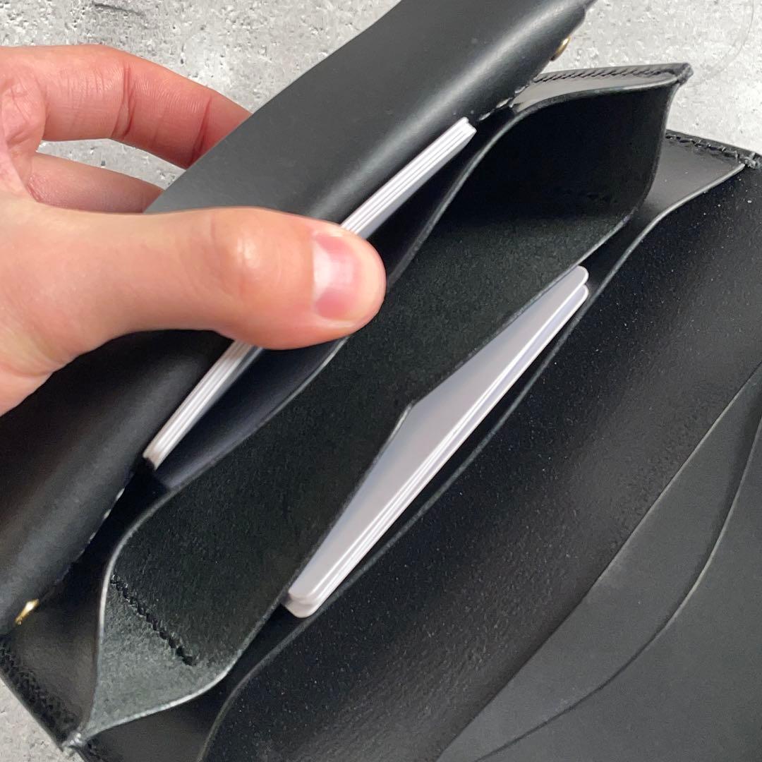 ロングトラッカーウォレット CORE カスタム CRUST ブラック シニュー