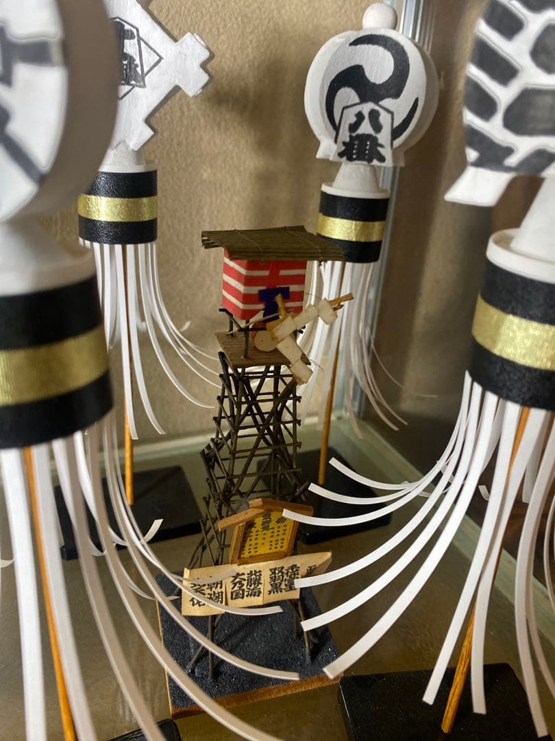 だんじり　祭り　纏 江戸町火消し　手作り飾り纏 江戸消防記念会