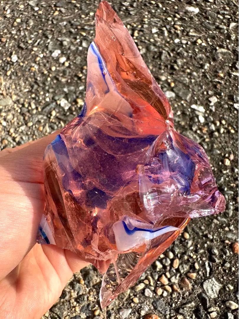 年末限定価格✴︎188gクリアピンク&ミルキーブルー アンダラ・シエラネバダ産