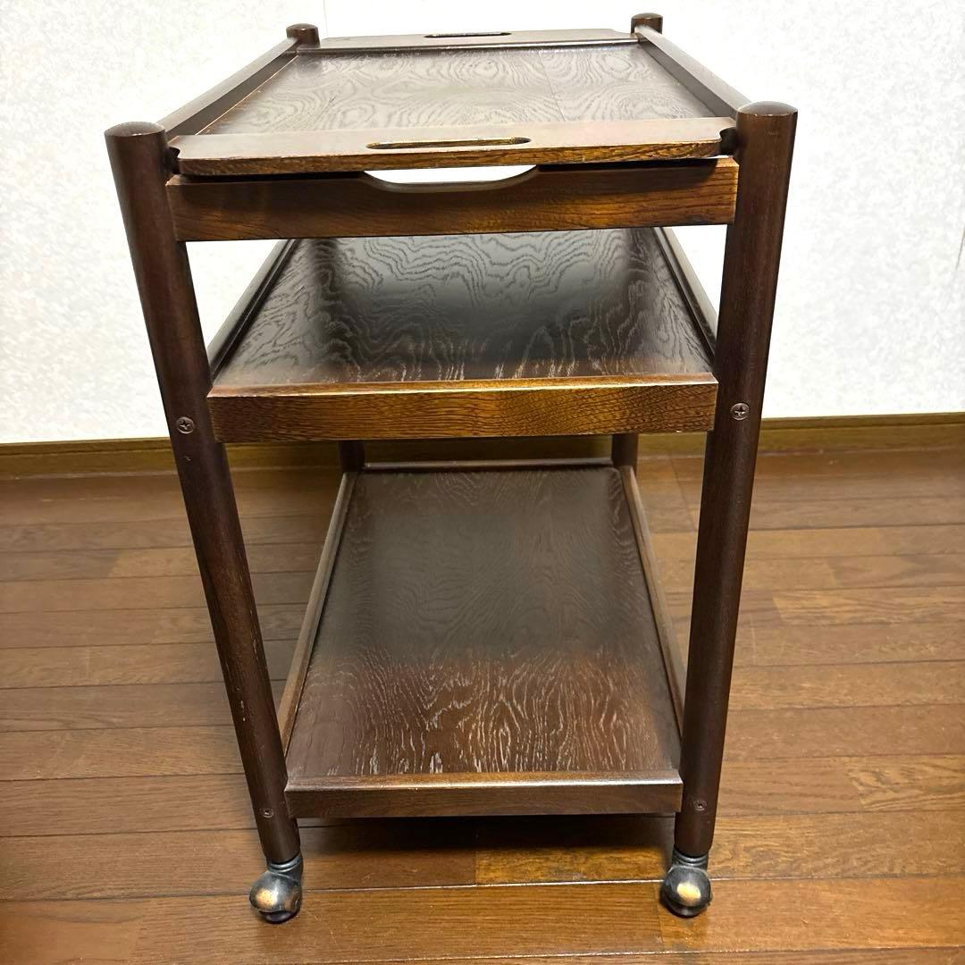 【良品】飛騨産業 ヴィンテージ キッチンワゴン