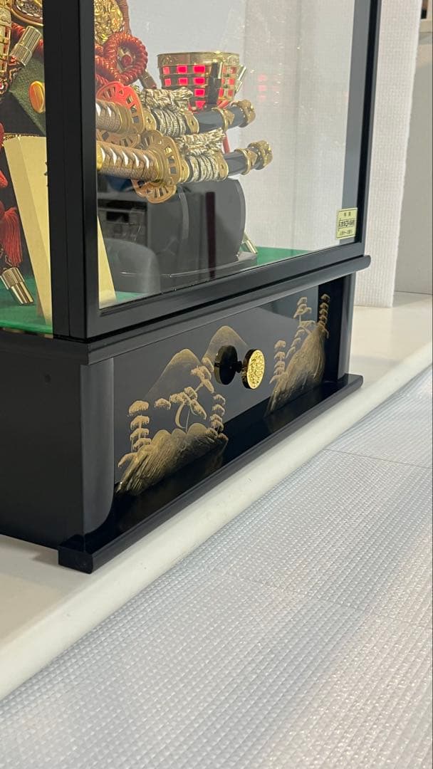 ⭐︎美品⭐︎ 兜飾り12号　オルゴール松明ライト付　端午の節句　5月飾り