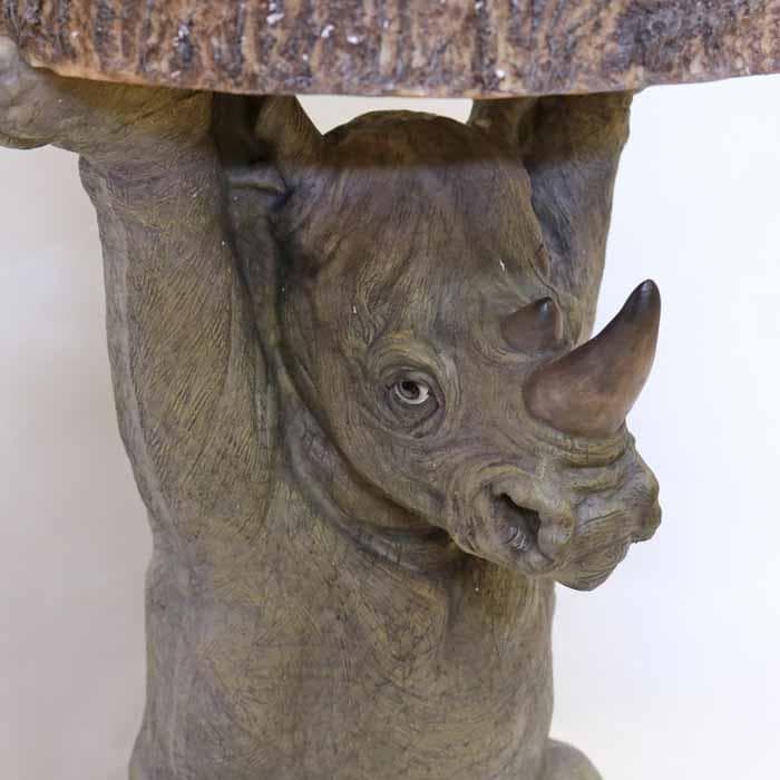 サイドテーブル ライノセラス サイ おしゃれ アニマル 動物 ソファ横 ポップ