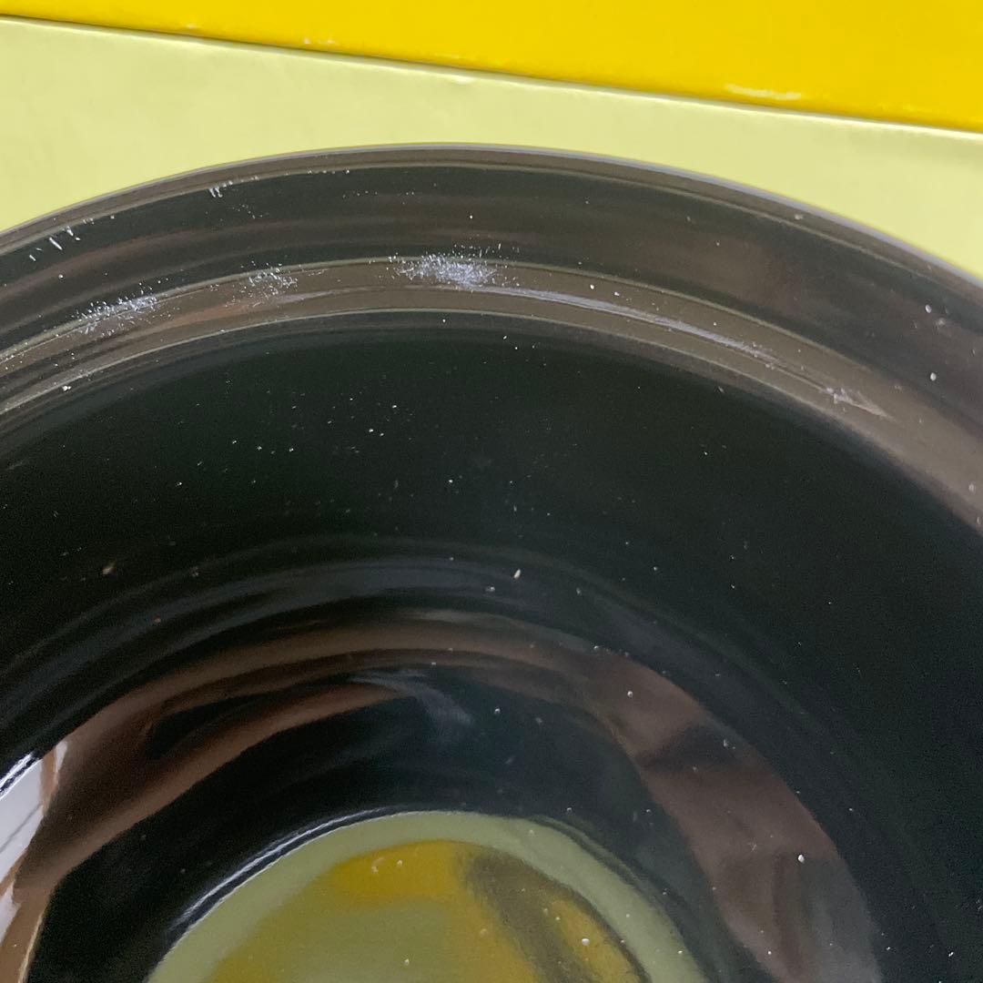 《新品》LE CREUSET 陶器ボウル グレー ブラック 1個