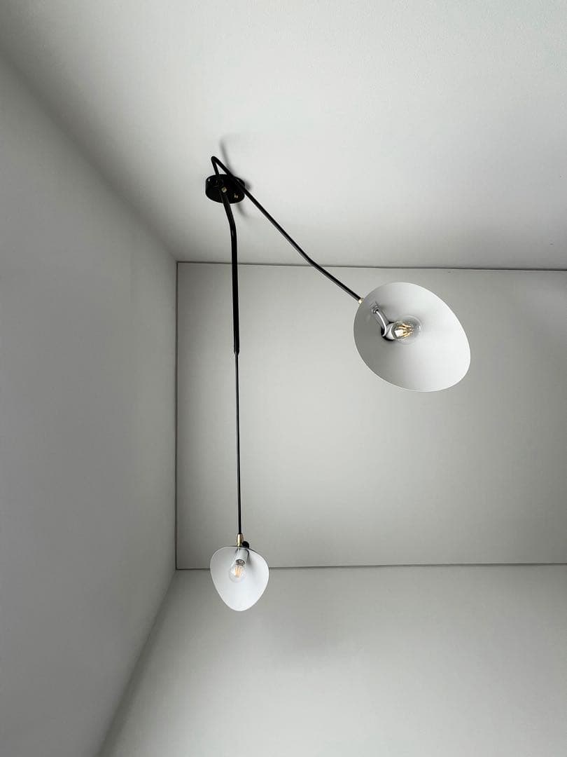 【Serge Mouille リプロダクトウォールライト 2アーム 壁掛け照明】