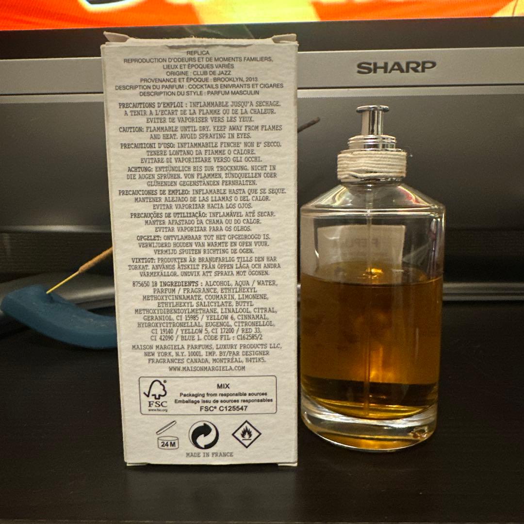 香水(男性用) Maison Margiela Replica Jazz Club 100ml