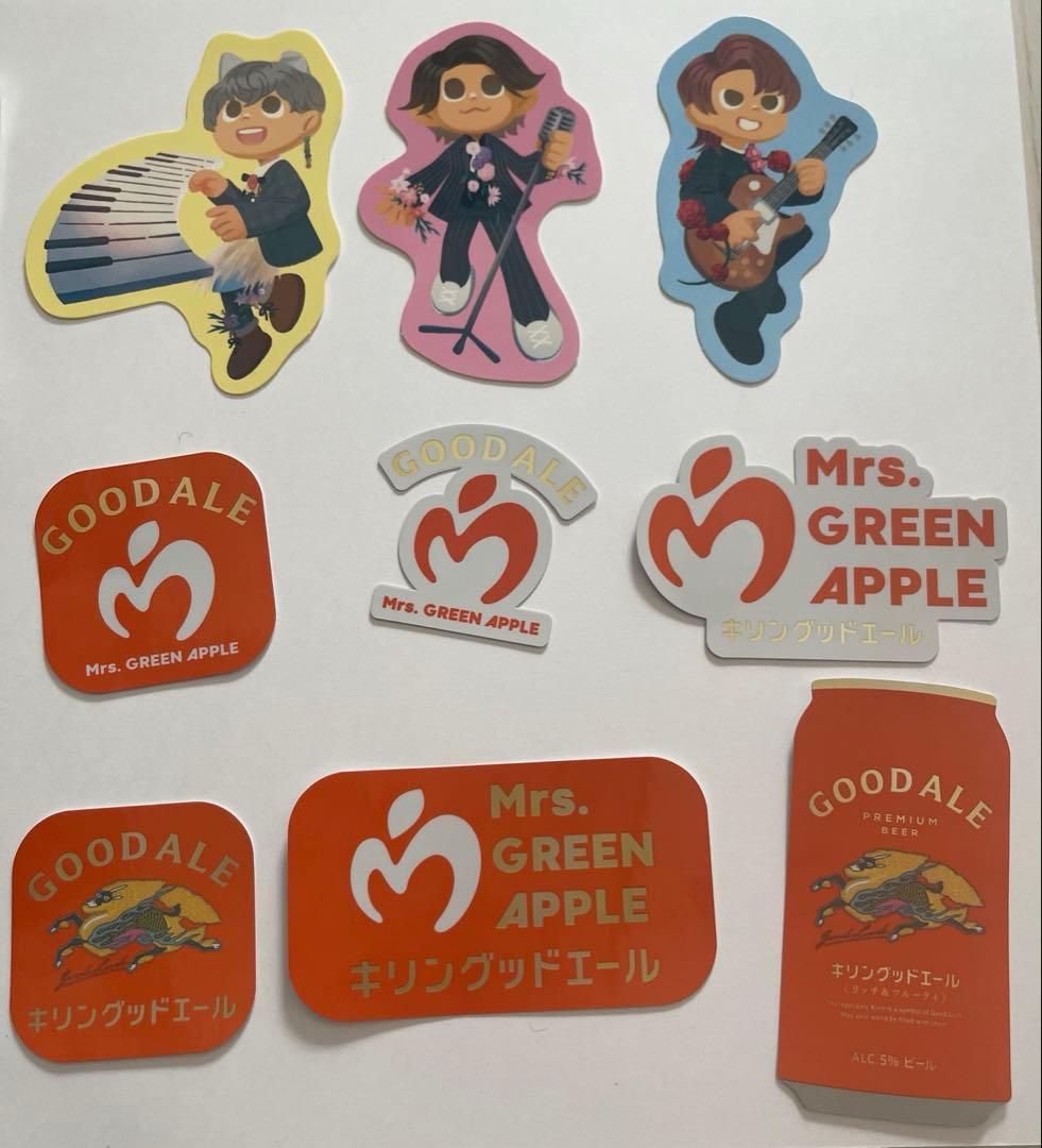 Mrs.GREEN APPLE ステッカーセット - メルカリ