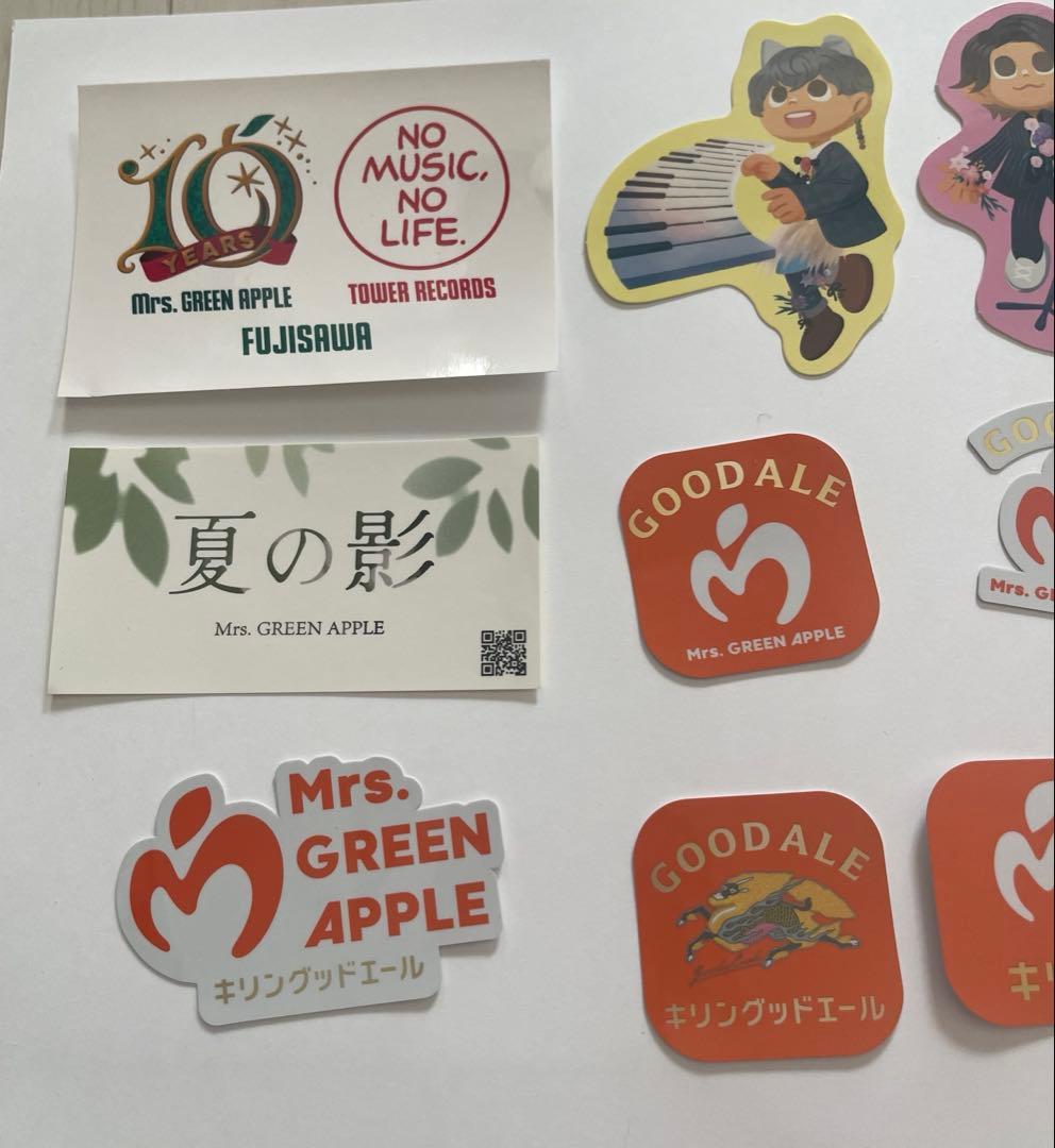 Mrs.GREEN APPLE ステッカーセット - メルカリ