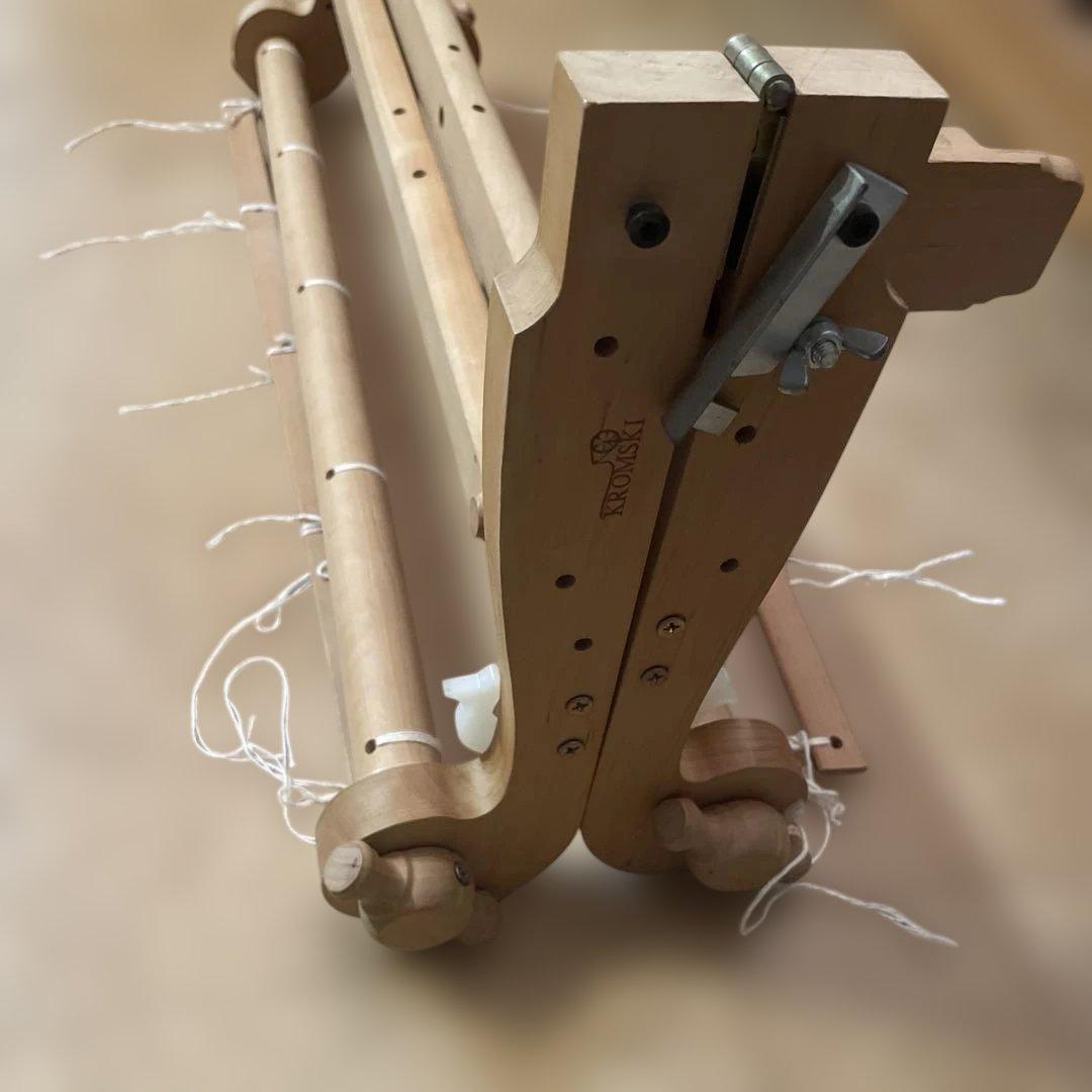 【折畳卓上織機】クロムスキー・クロッスノ織り機60cm+セカンドへドル+おまけ