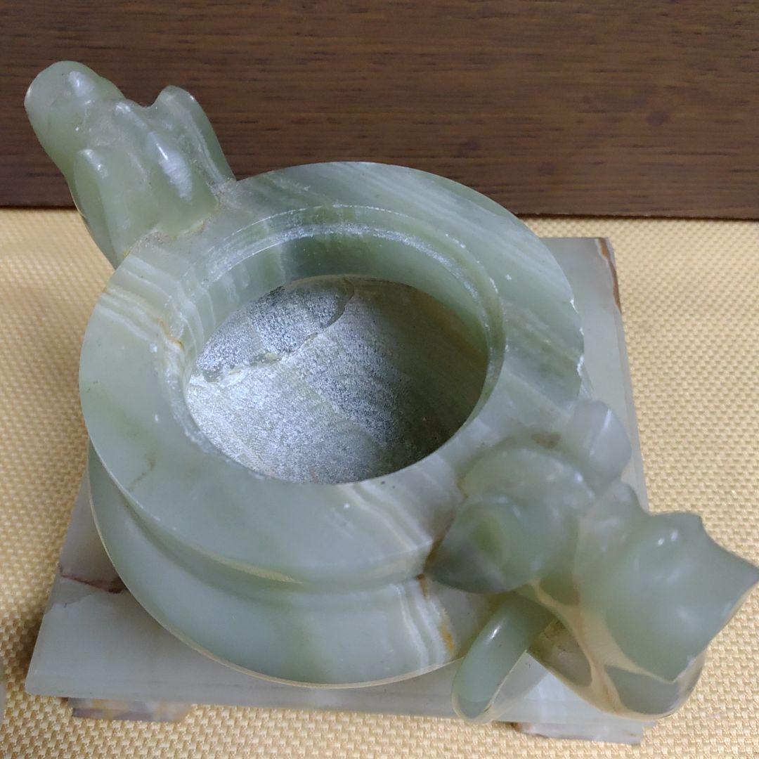 香炉　翡翠