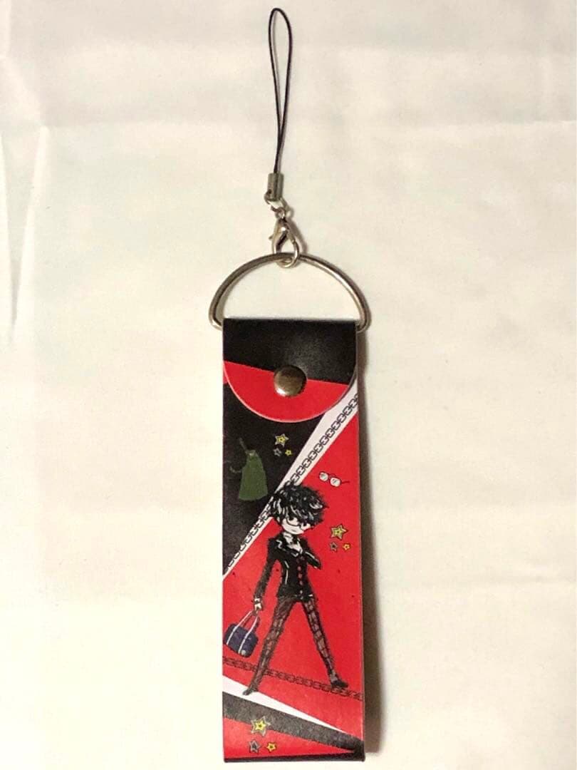 ペルソナ5 グラフアート ビッグレザーストラップ 主人公 ジョーカー