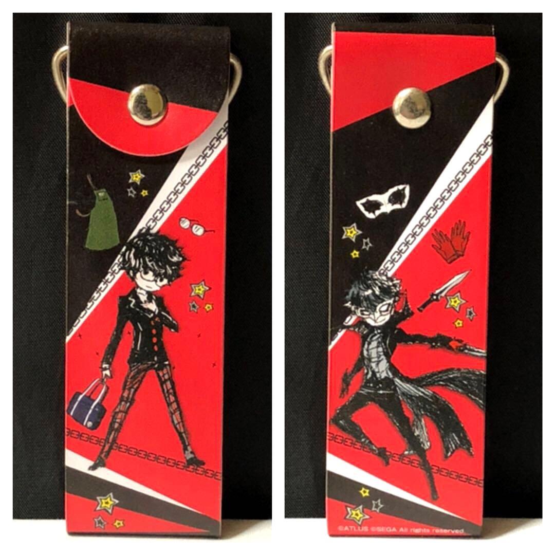 ペルソナ5 グラフアート ビッグレザーストラップ 主人公 ジョーカー