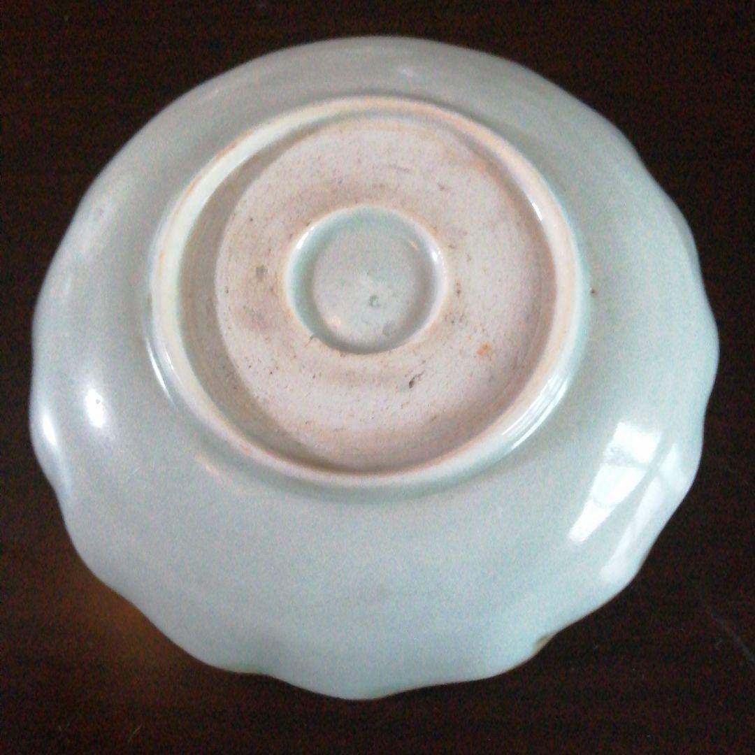 古伊万里　染付皿　2種　8枚　13cm　13.6cm　江戸後期〜明治初期