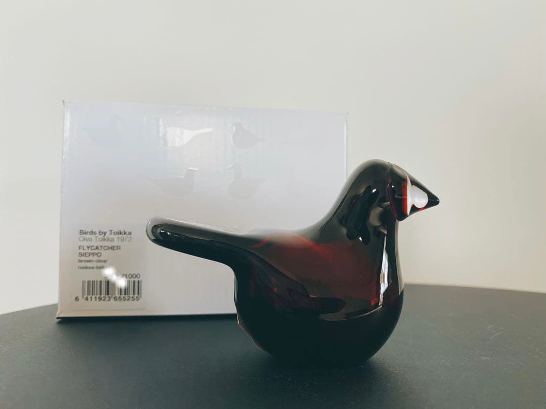 イッタラ　バード　シエッポ　（ブラウン×クリア）