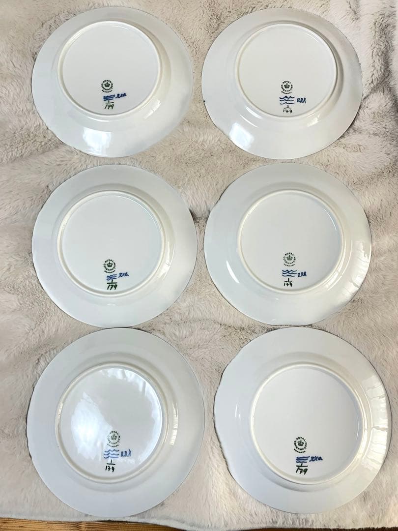 ロイヤルコペンハーゲン ブルーフルーテッド プレイン プレート　19cm