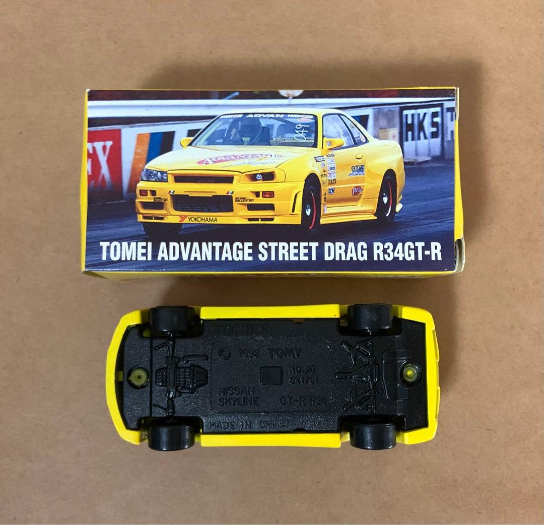 トミカ アイアイアド特注 スカイライン GT-R R34 東名アドバンテージ