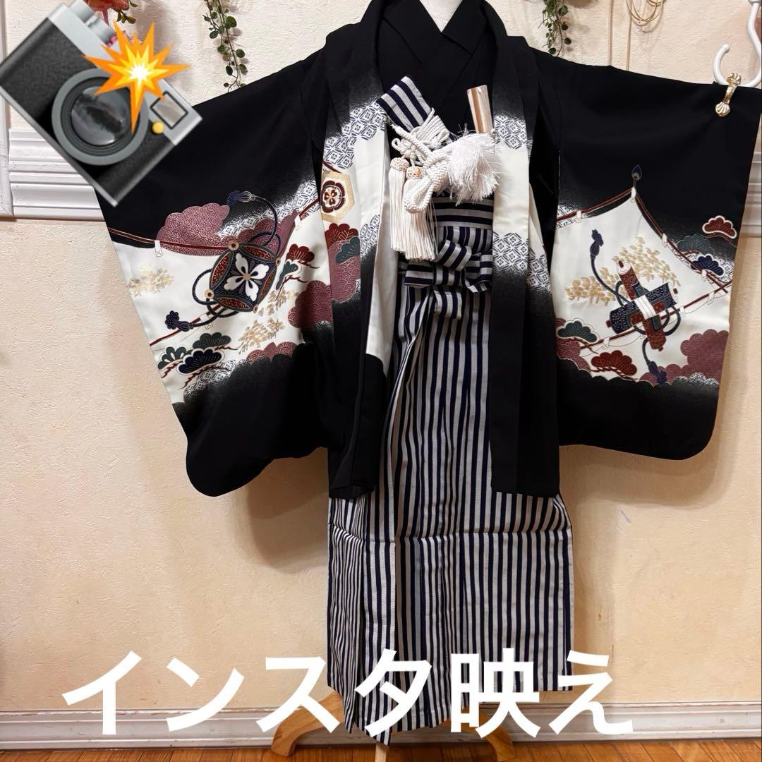 七五三五歳‼️完全️フルセット未使用に近い‼️兜凛々しい‼️お家からは揃えるなし