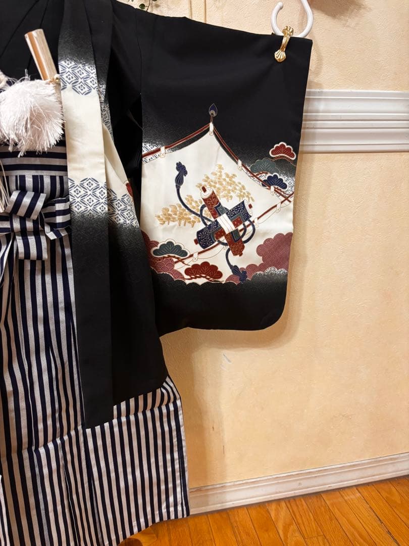 七五三五歳‼️完全️フルセット未使用に近い‼️兜凛々しい‼️お家からは揃えるなし