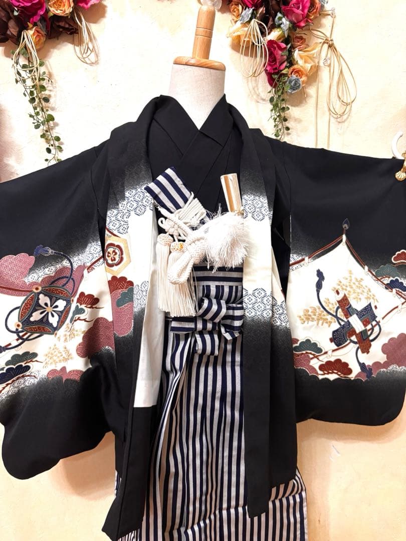 七五三五歳‼️完全️フルセット未使用に近い‼️兜凛々しい‼️お家からは揃えるなし