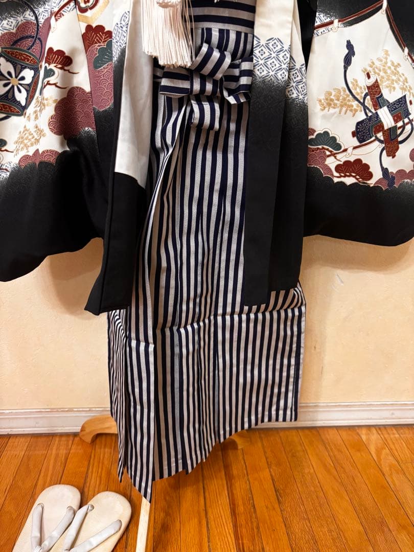 七五三五歳‼️完全️フルセット未使用に近い‼️兜凛々しい‼️お家からは揃えるなし