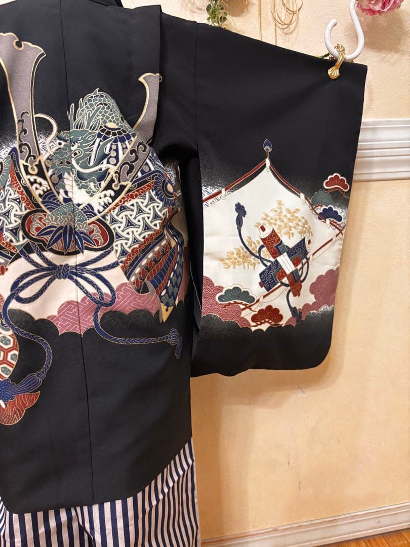 七五三五歳‼️完全️フルセット未使用に近い‼️兜凛々しい‼️お家からは揃えるなし