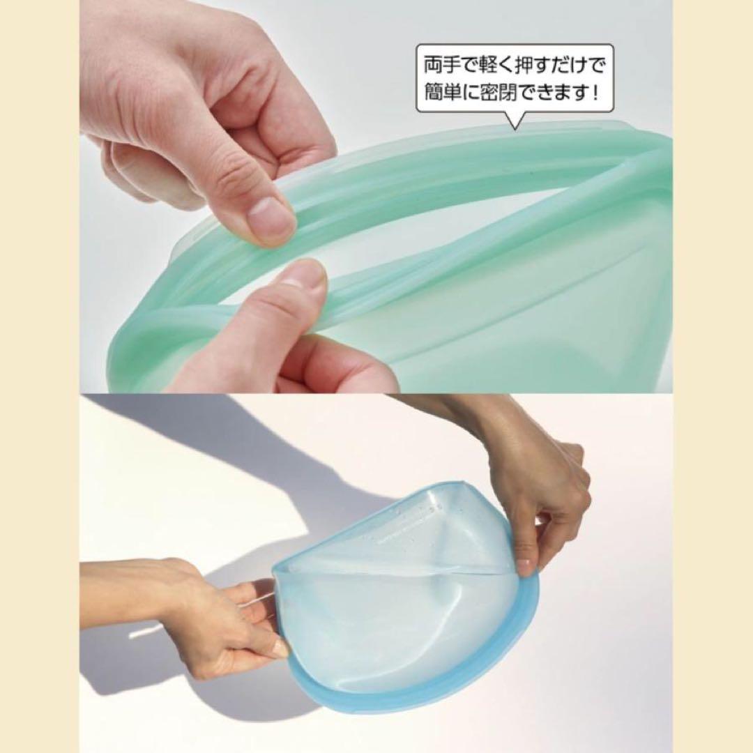 KEEPERBAG シリコンバッグ サイズ別 5個セット ビビッドカラー