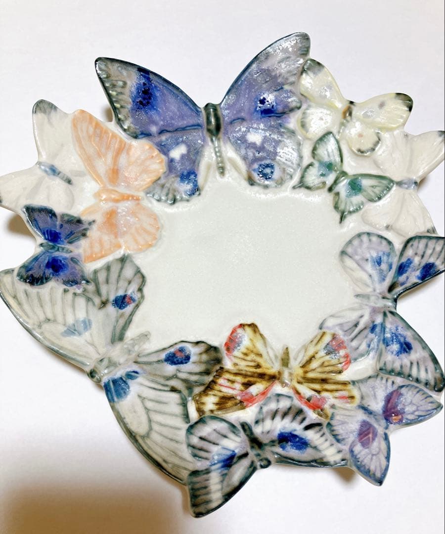 うつわやみたす　プレート　お皿　蝶