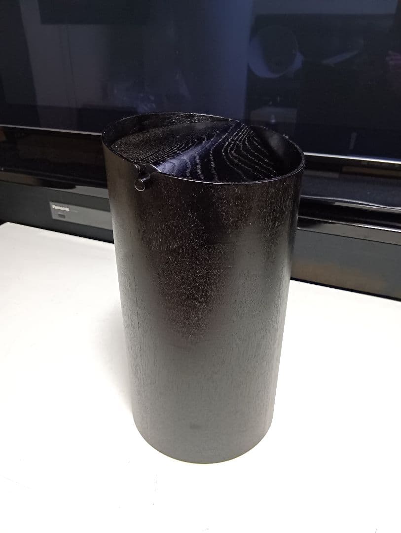 SAITO WOOD　サイトーウッド　モダン　ブラック　ウォールナット　ゴミ箱
