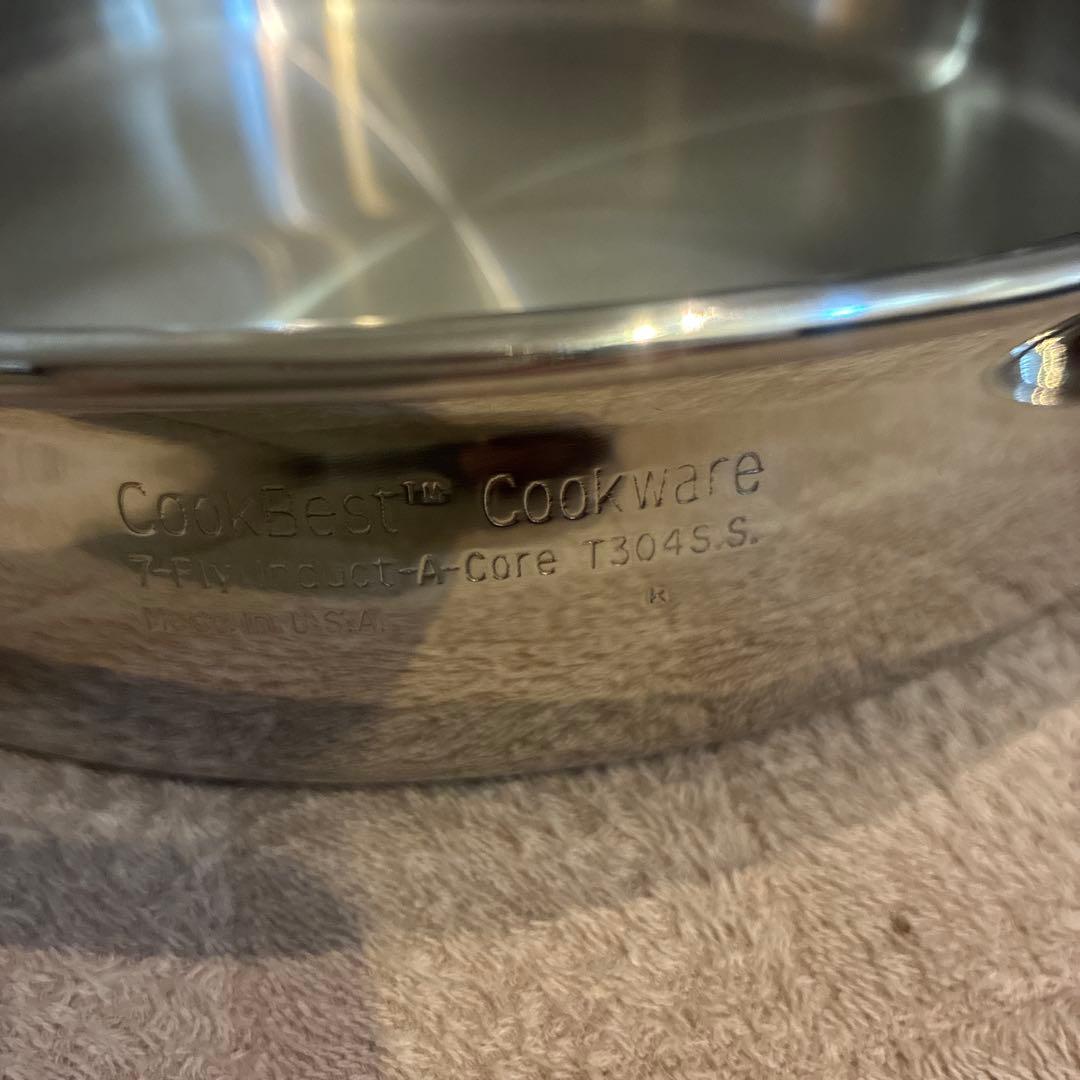 クックベスト　cookbest 大フライパン 大ドームカバー　大ラック　未使用