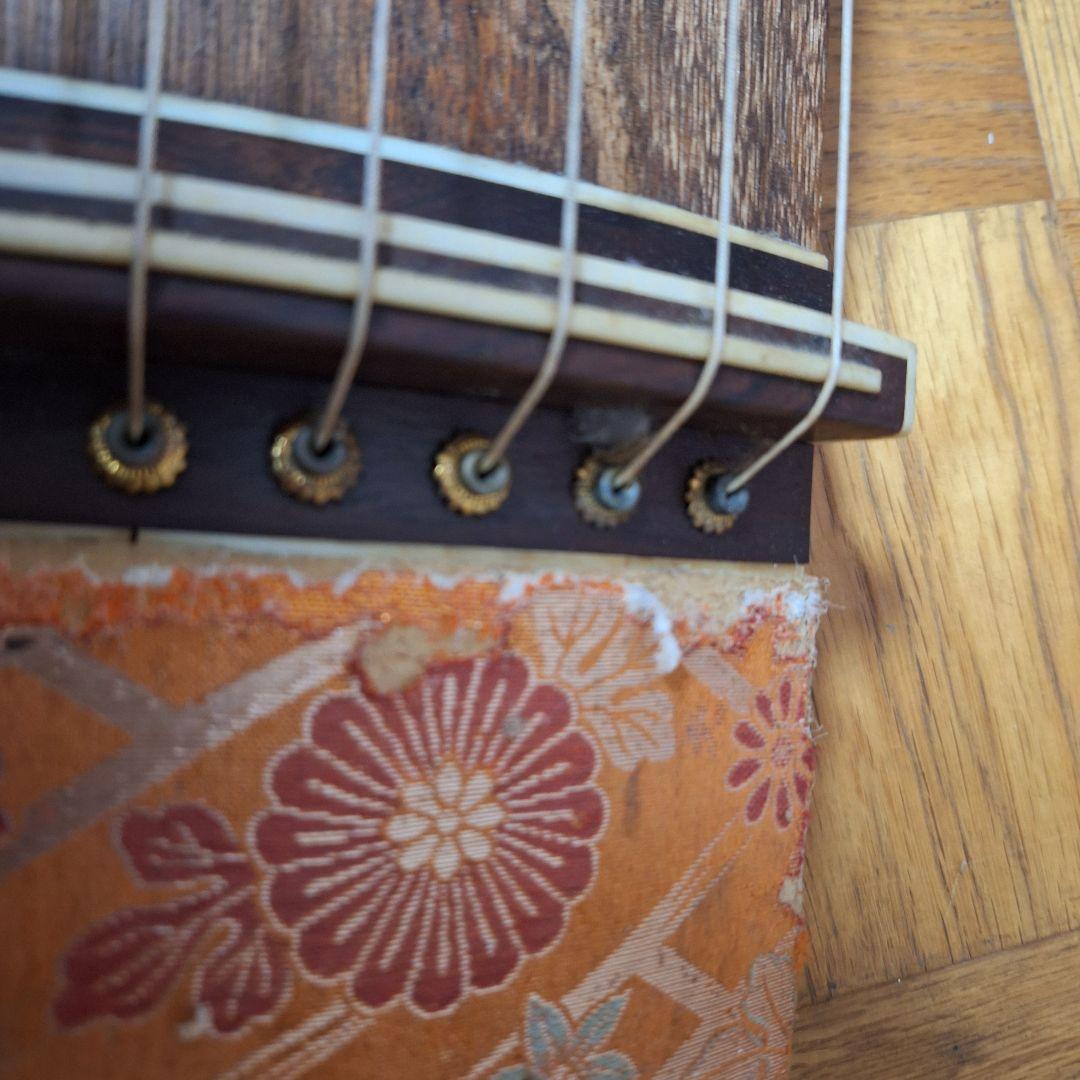 和楽器 十三絃 琴 全長約182cm 木目 練習用・インテリア・リメイクに