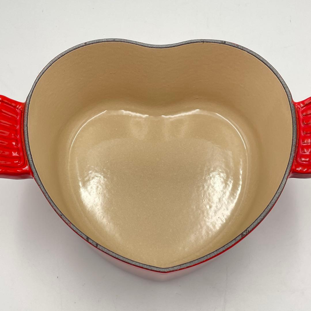 専用　ル・クルーゼ ココット・ダムール ハート型鍋 2.0L チェリーレッド