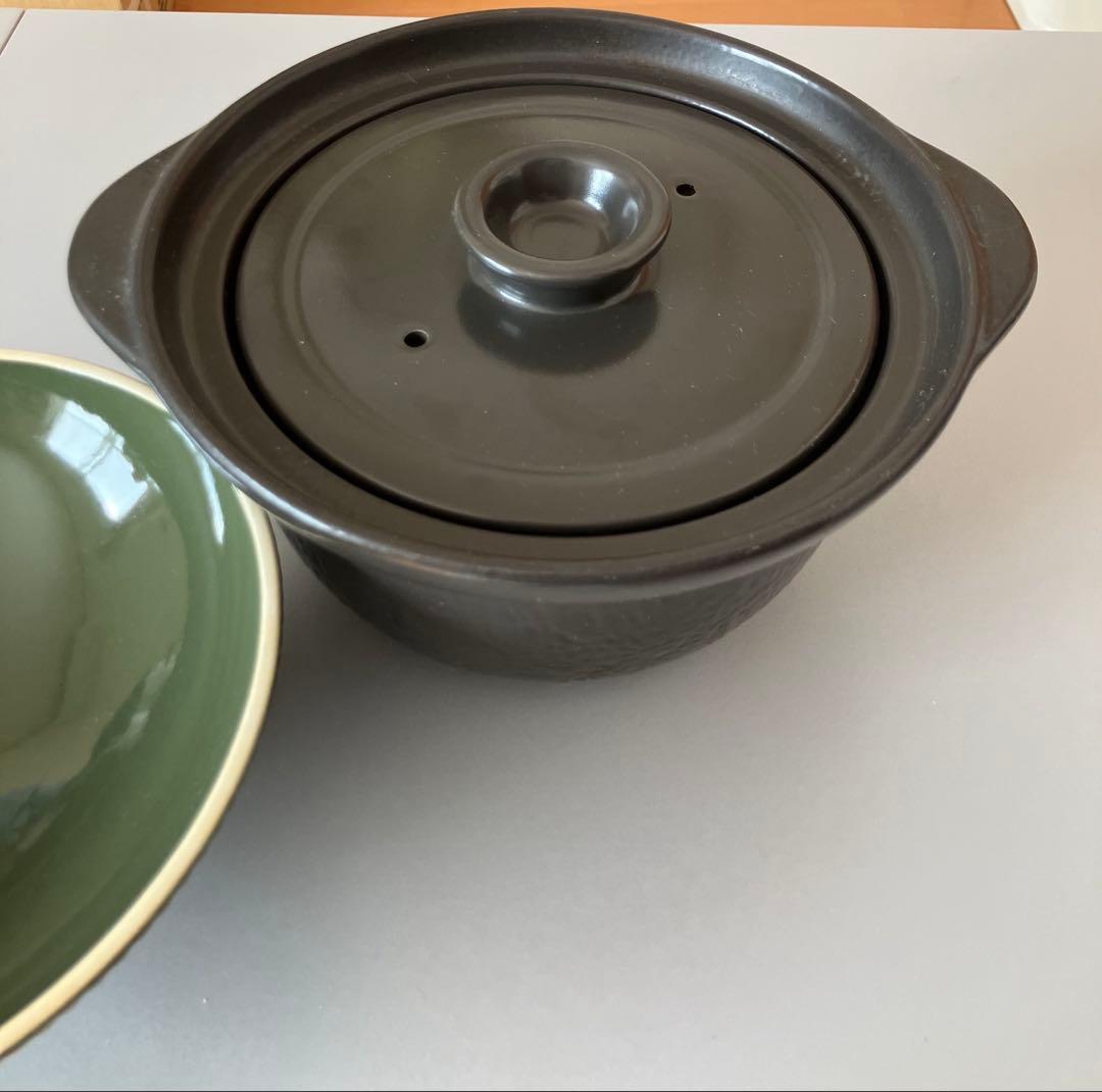 Hirota 廣田 時短釜 オリーブ 保温調理 - メルカリ