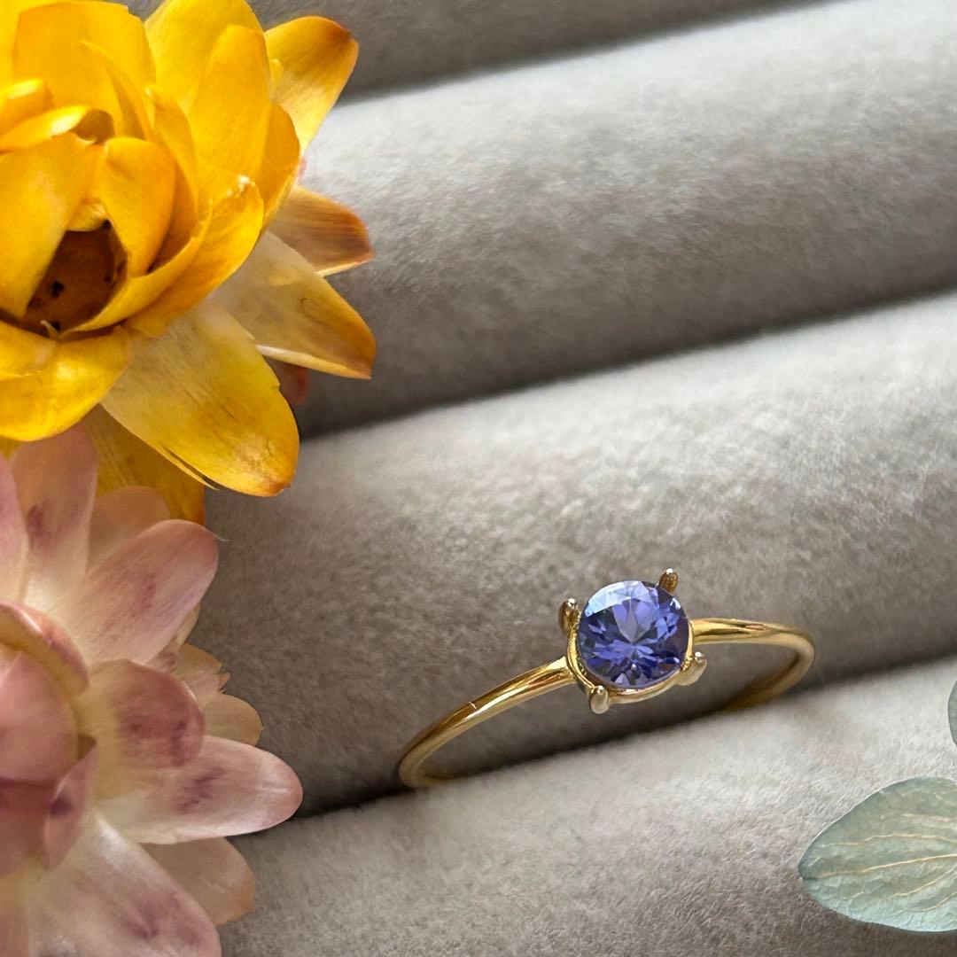 タンザナイトのリング