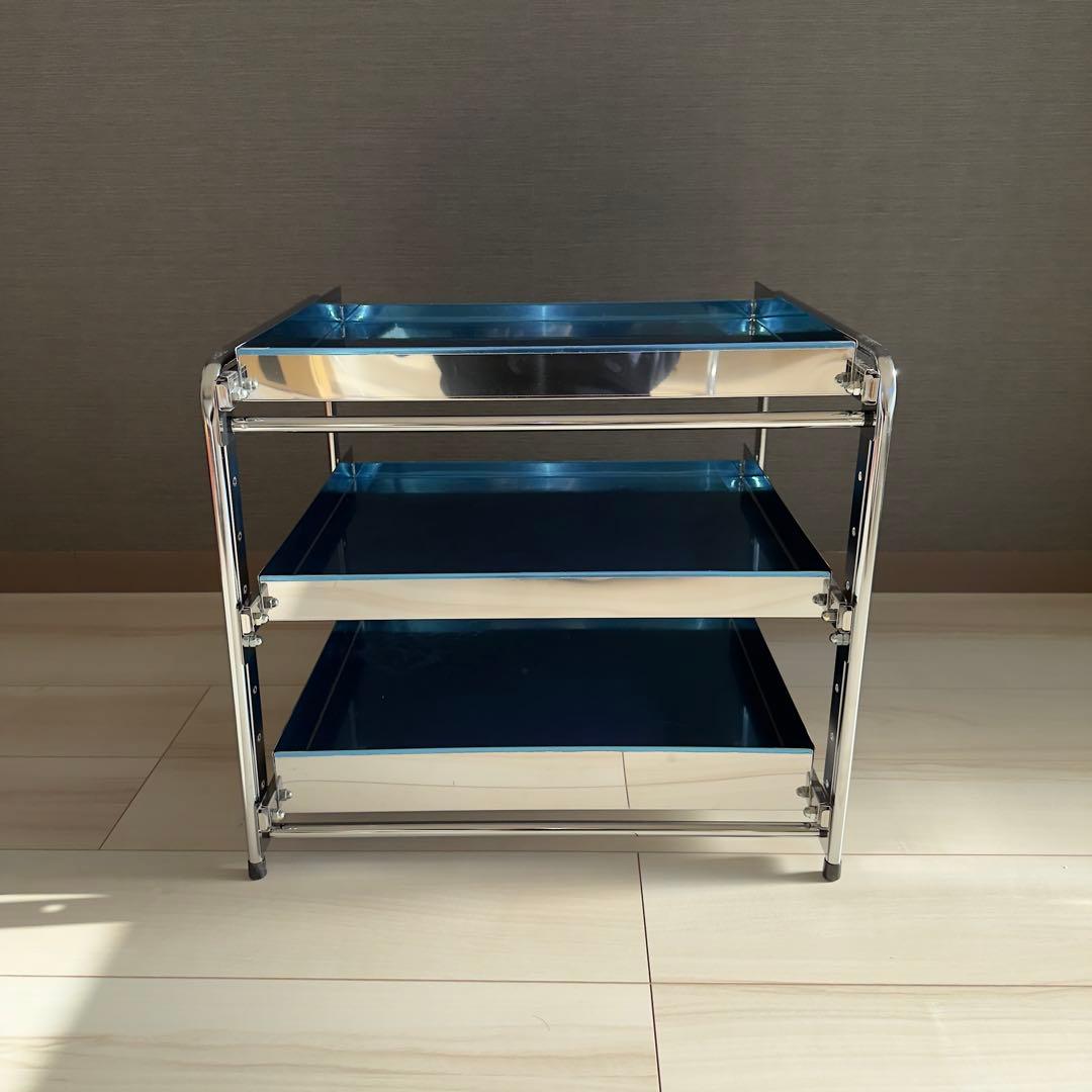 【美品】キッチン下 スライドラック 3段 燕三条 YK-06