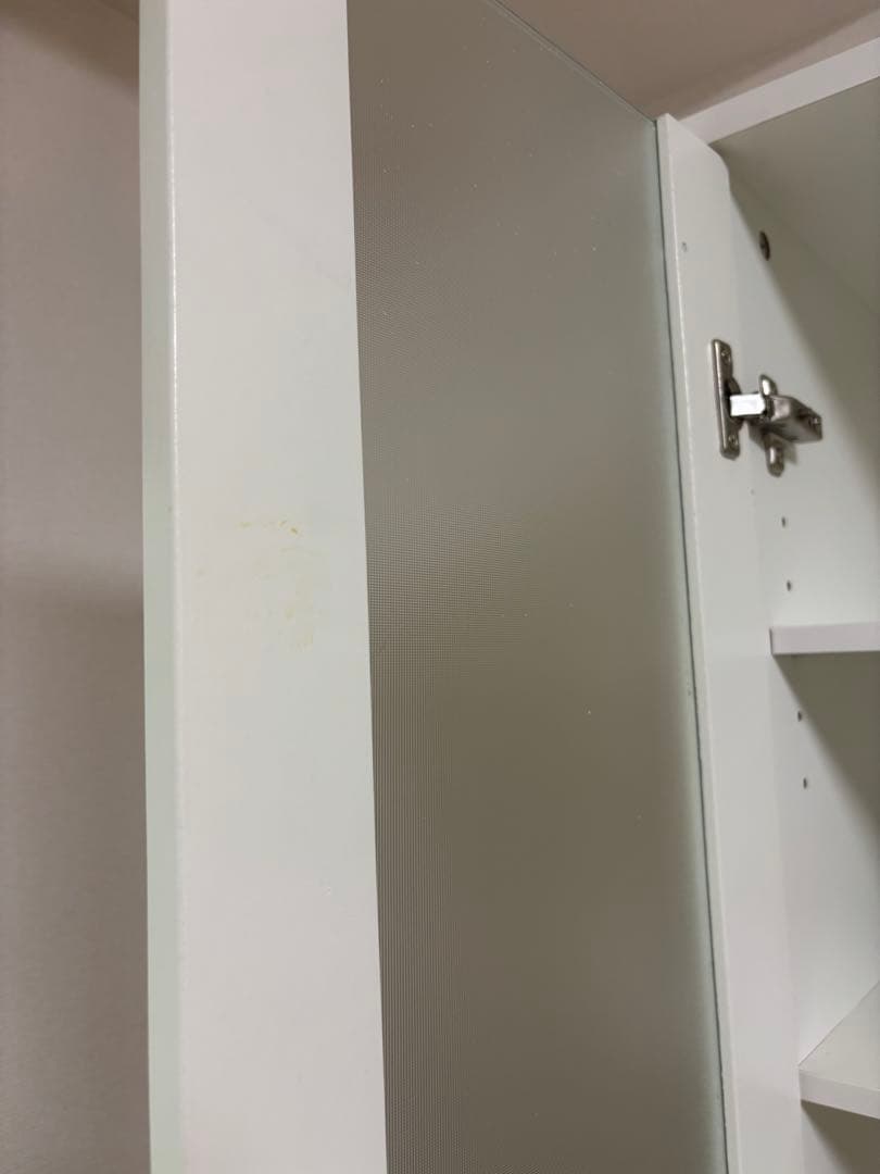 美品 ニトリ ホワイト食器棚