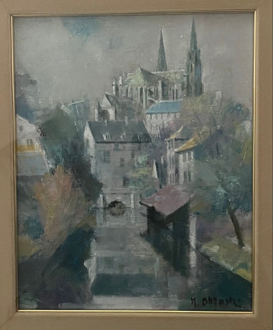 大歳克衛　「シャルトル風景」　3号