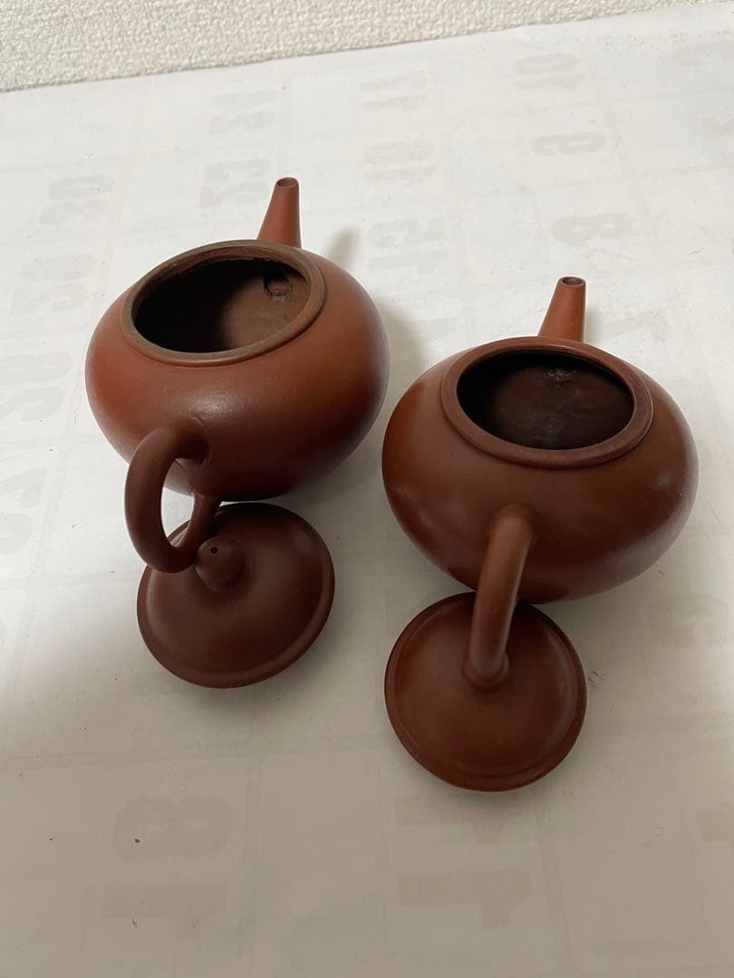 中国宜興　紫砂壺朱泥    急須     古美術