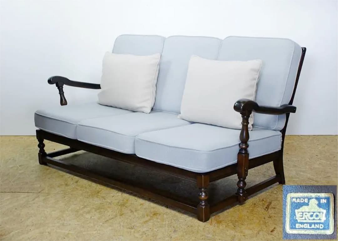 イギリス ERCOL アーコール 60年代ヴィンテージ 3人掛けソファ