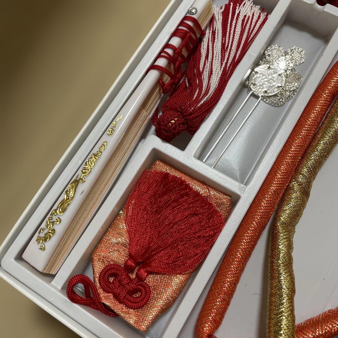 七五三の着物に 筥迫セット 小物7点セット 京都西陣 美やび