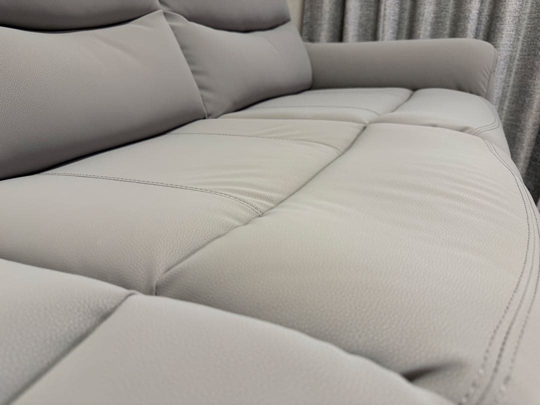 【美品】電動リクライニングソファ｜ニトリNビリーバ3 Nシールド GY