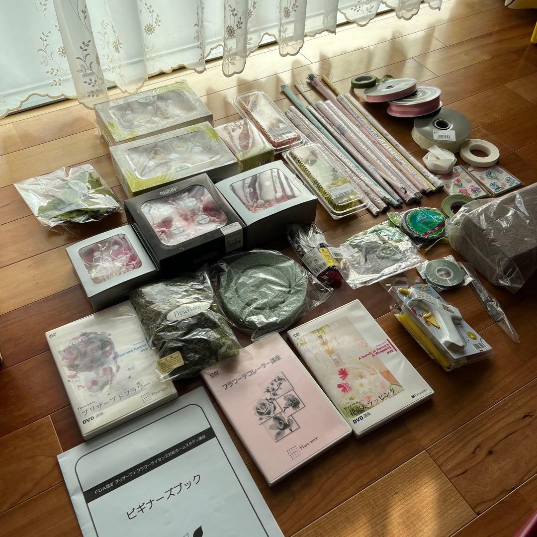 プリザーブドフラワー　クラフト材料セット