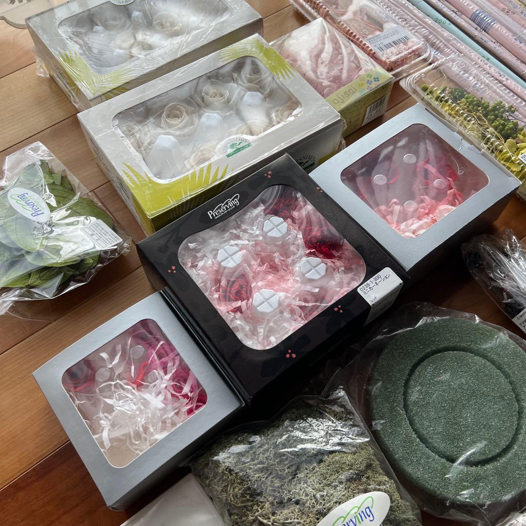 プリザーブドフラワー　クラフト材料セット