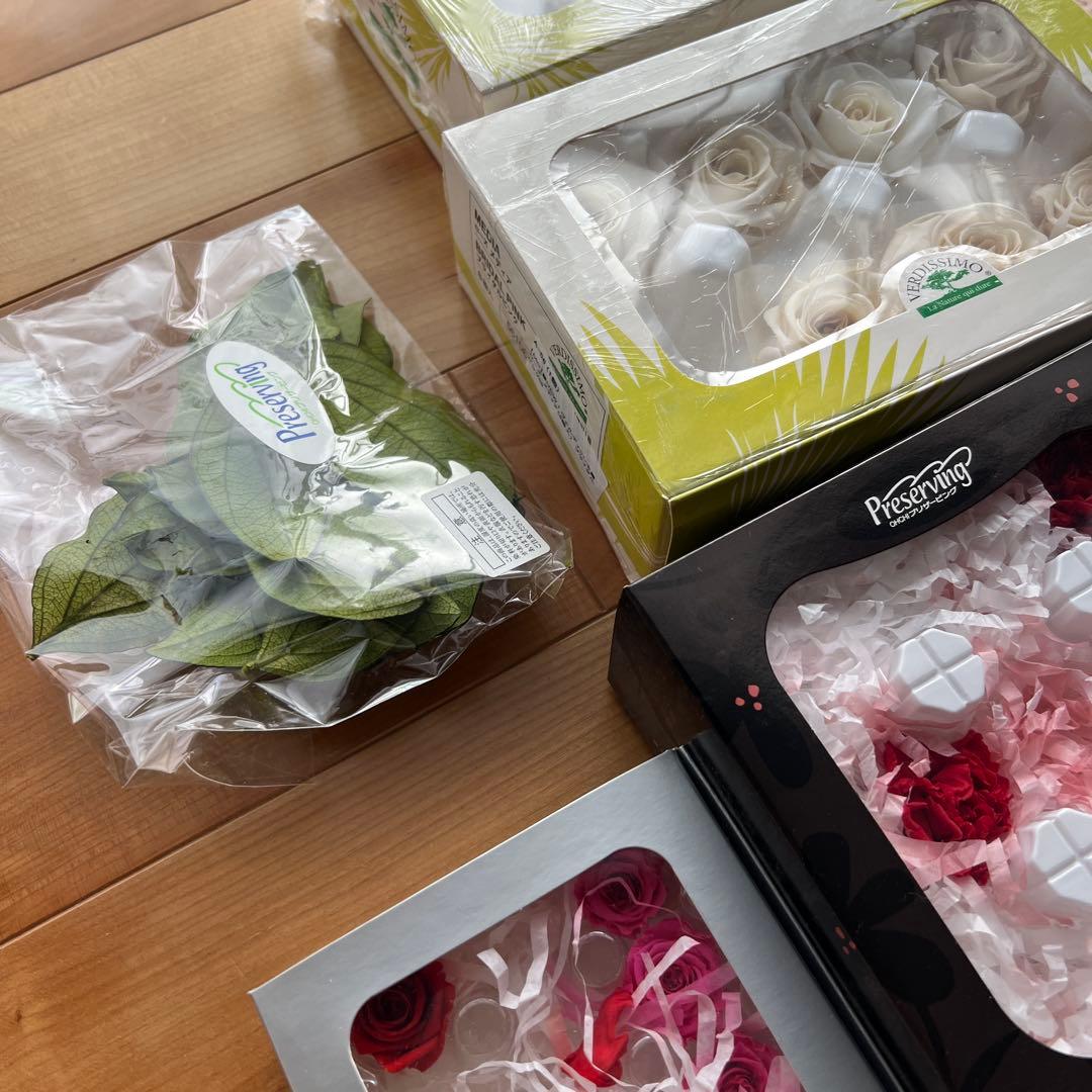 プリザーブドフラワー　クラフト材料セット