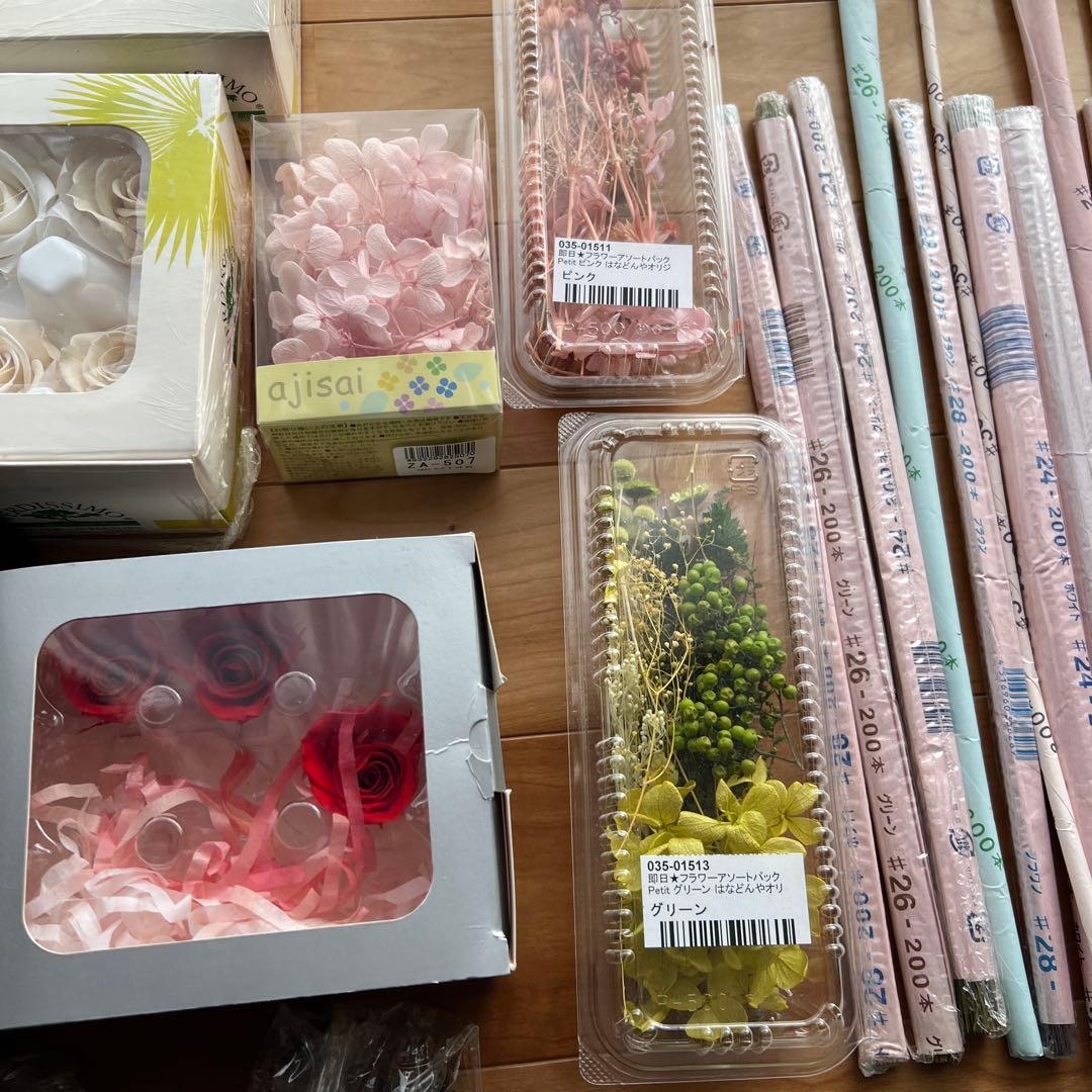 プリザーブドフラワー　クラフト材料セット