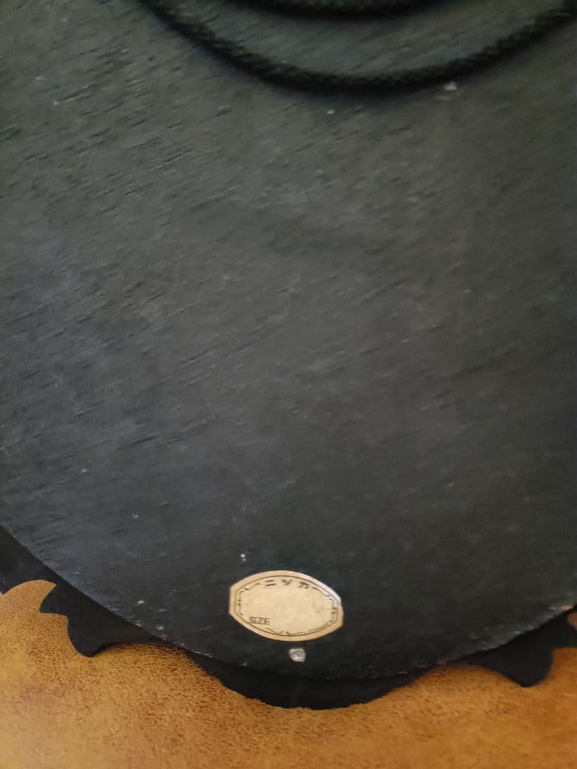 昭和レトロ★ニッカ　日本家具メーカー　希少　木製ミラー