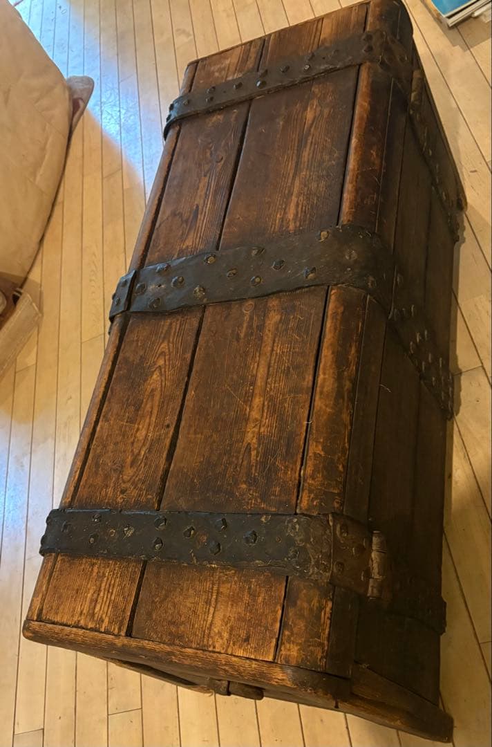 アンティーク宝箱】海賊 難破船 長期保管品 パイレーツ レトロBOX