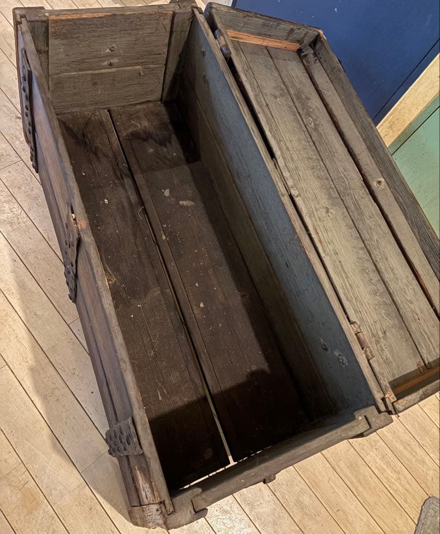 アンティーク宝箱】海賊 難破船 長期保管品 パイレーツ レトロBOX