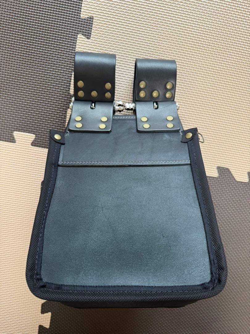 KNICKS ニックス 総ヌメ革使用3段腰袋KBB-301DDX